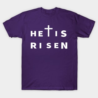 He Is Risen Cool Inspirational Christian T-Shirt